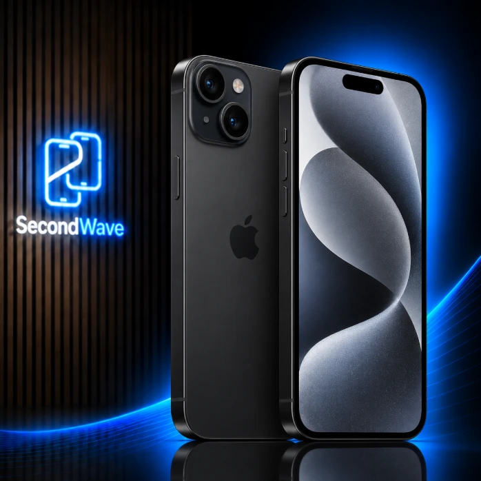 [SW-IP15-128-BLK-A] iPhone 15 · 128GB · Black · Zo goed als nieuw