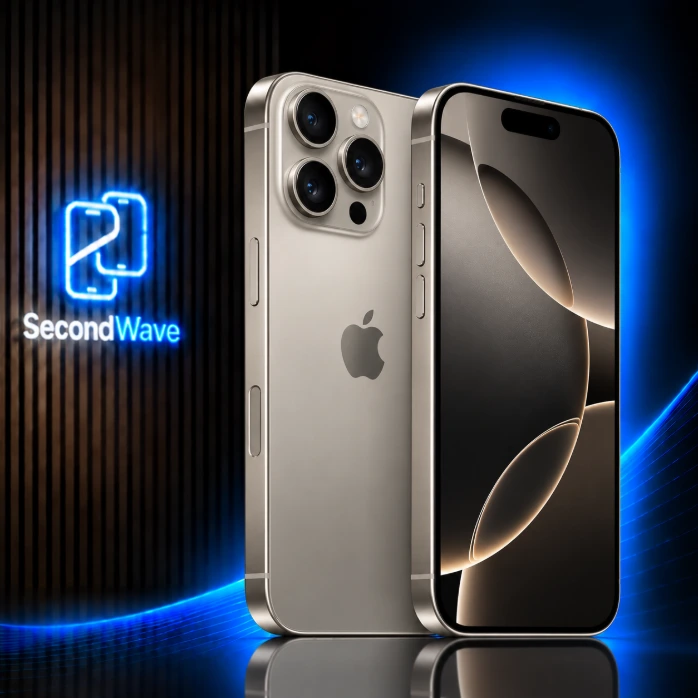iPhone 16 PRO · 128GB · Natural Titanium · Licht gebruikt