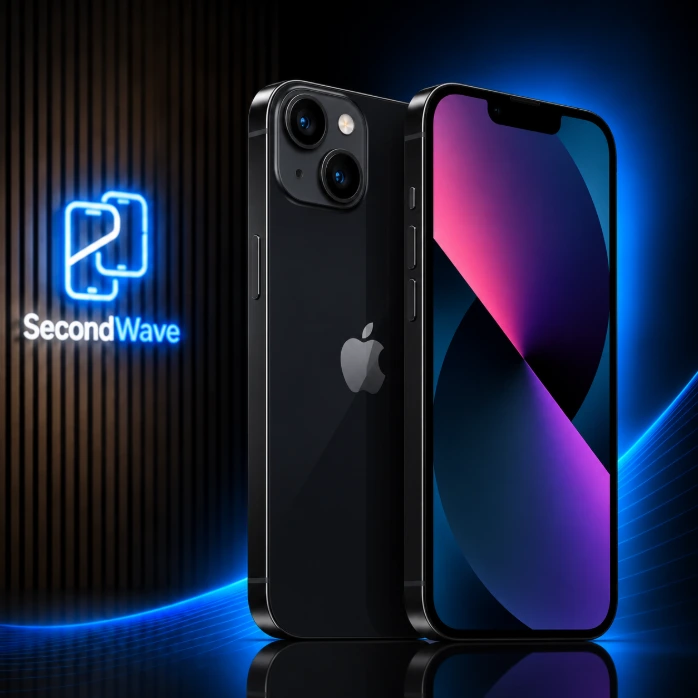 [SW-IP13-128-BLK-B] iPhone 13 · 128GB · Midnight · Licht gebruikt